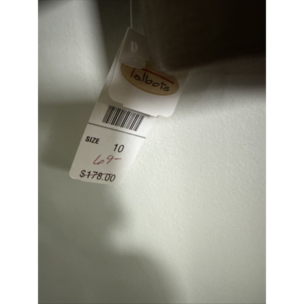 NEW Talbots Women's Pure Silk Suit Jacket/Pant Set Lined Sz 10 Brown MSRP $286 - Picture 9 of 10